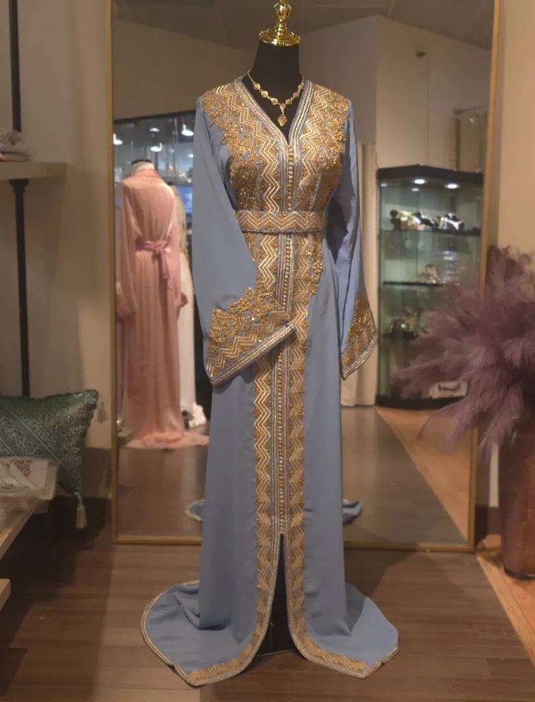 Caftan Yasmine Blue