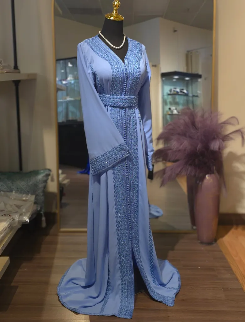 Caftan Assala Light Blue (S)