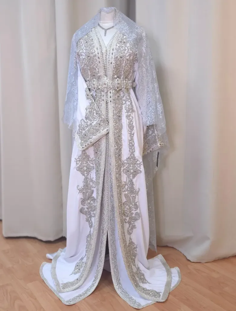 Bridal Takchita Arouss Silver (M)