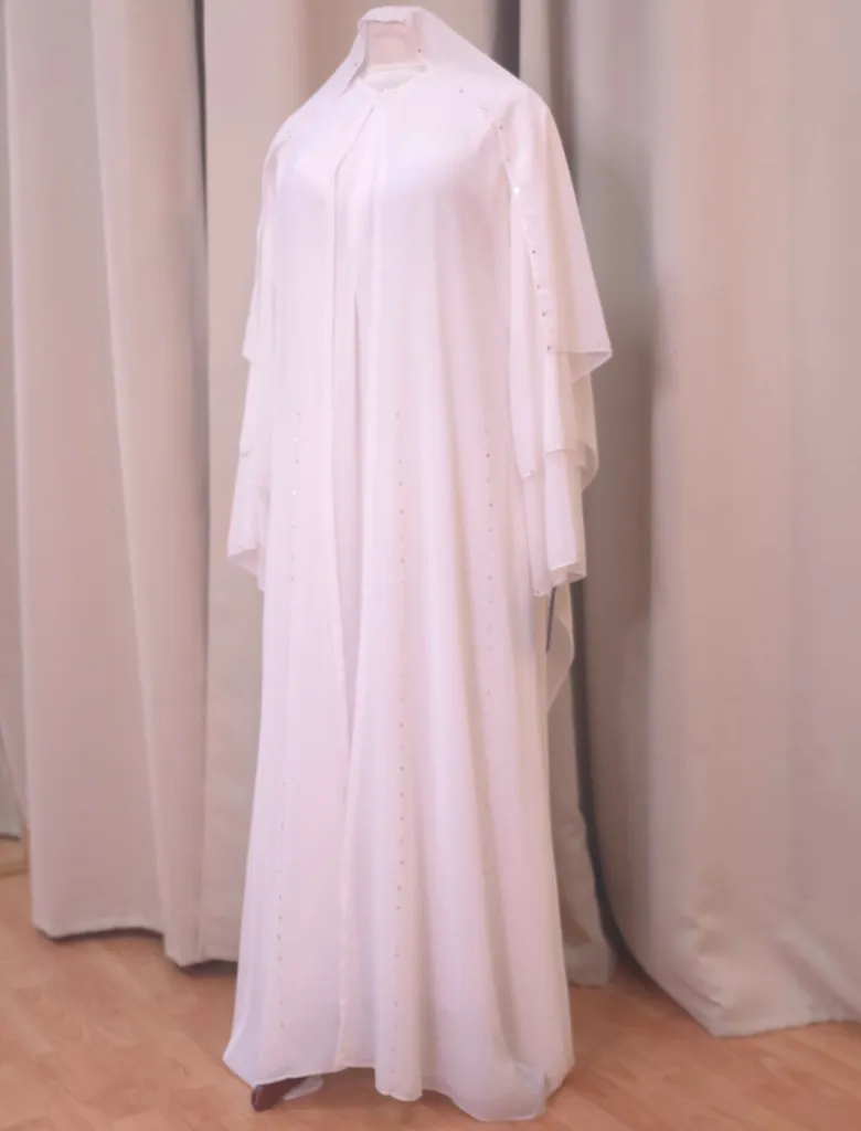 Luna Abaya White (S)