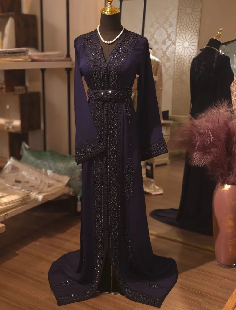 Caftan Celia Navy Blue