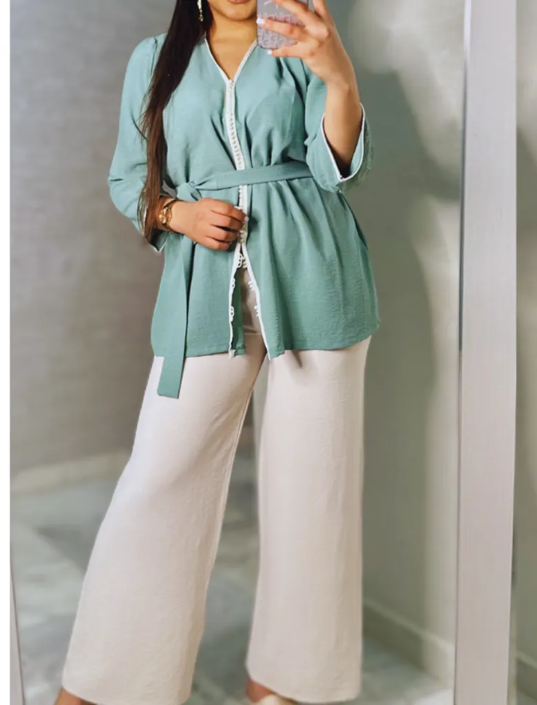 Mona set (M, Mint green)