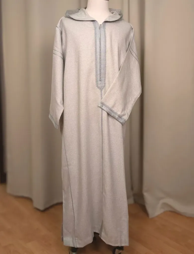 Djellaba Adam Light Gray