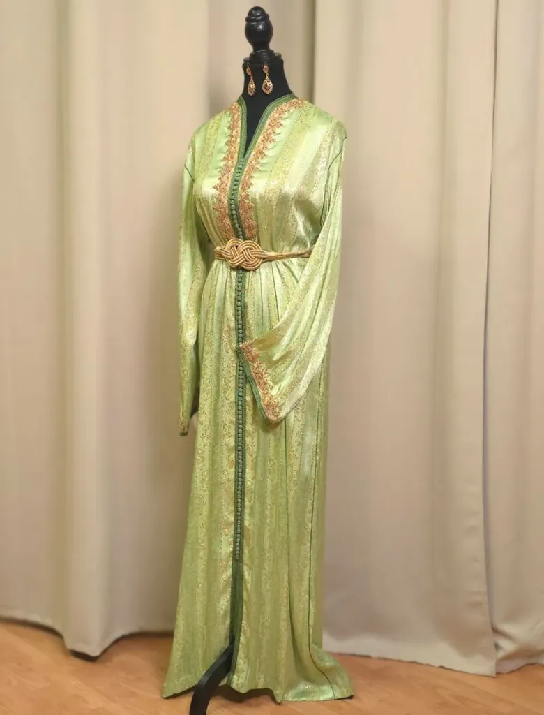Caftan Jawhara Apple Green