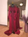 Caftan Satin Burgundy