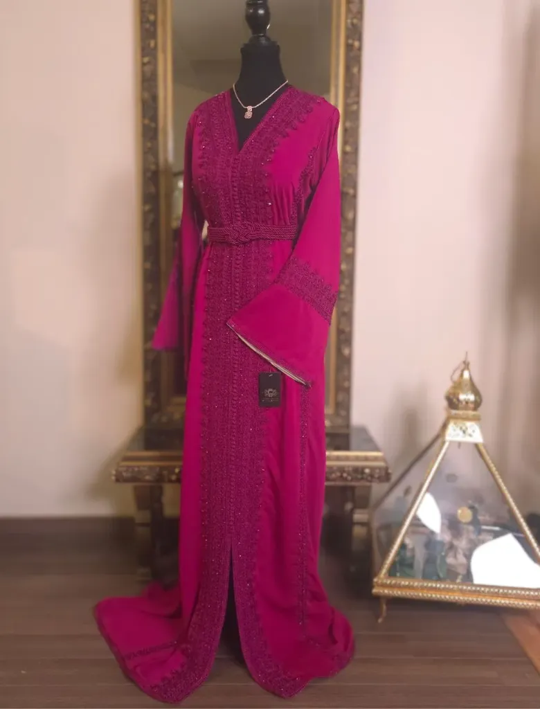 Caftan Assia Fuchsia