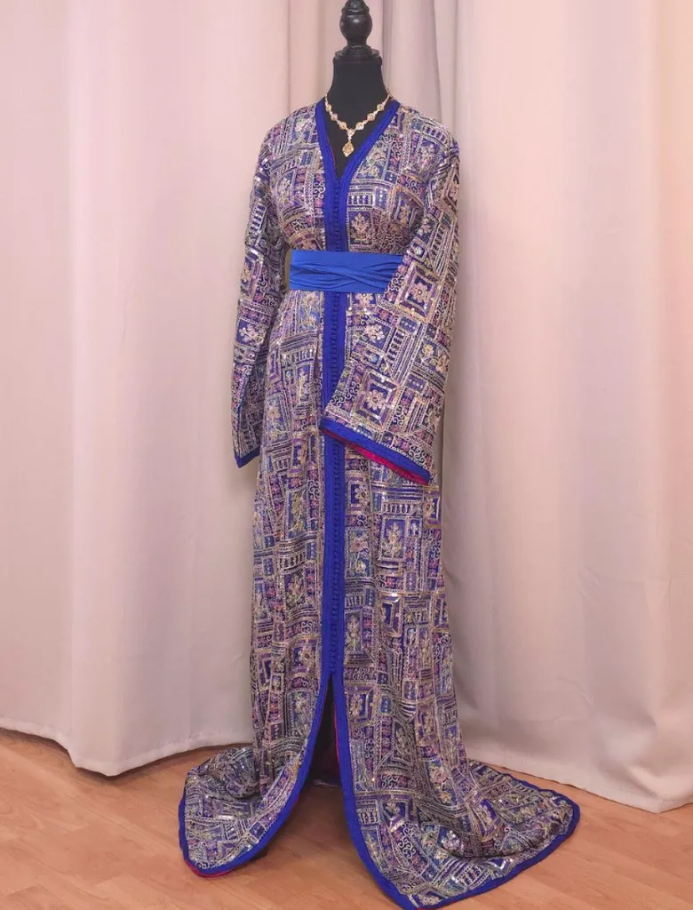 Caftan Saree Blue (S)