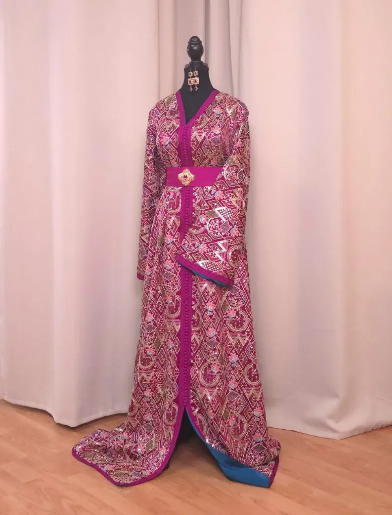 Caftan Saree Pink (S)